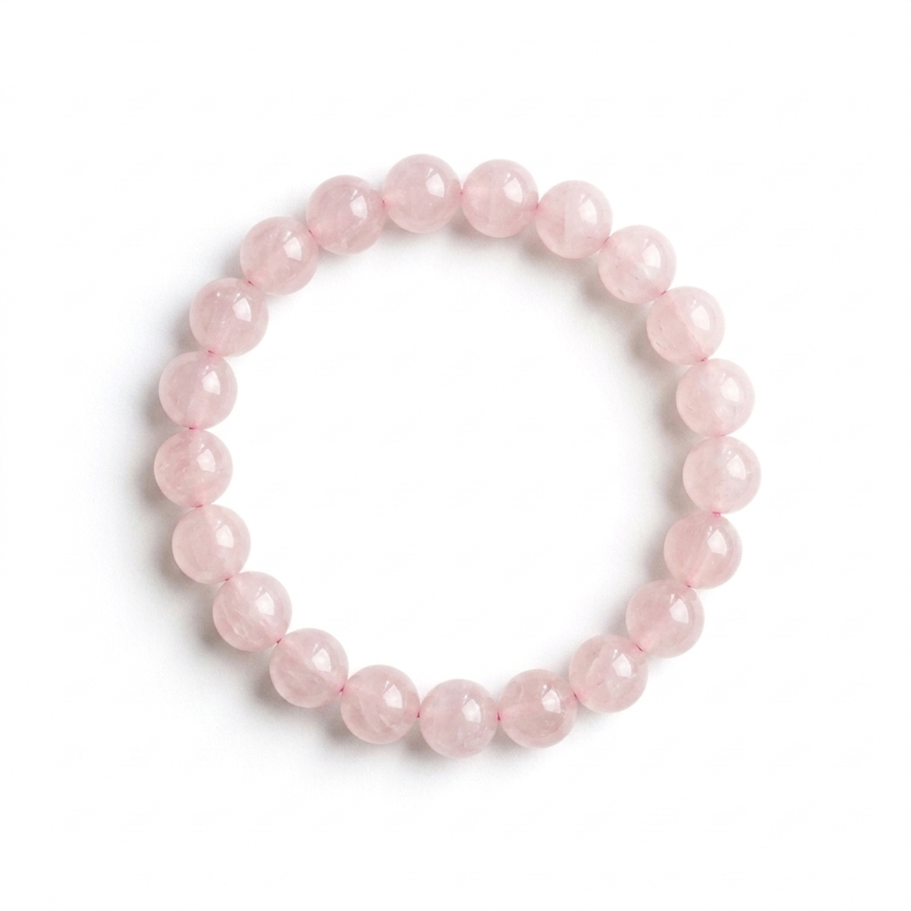 Bracelet en Quartz Rose-4