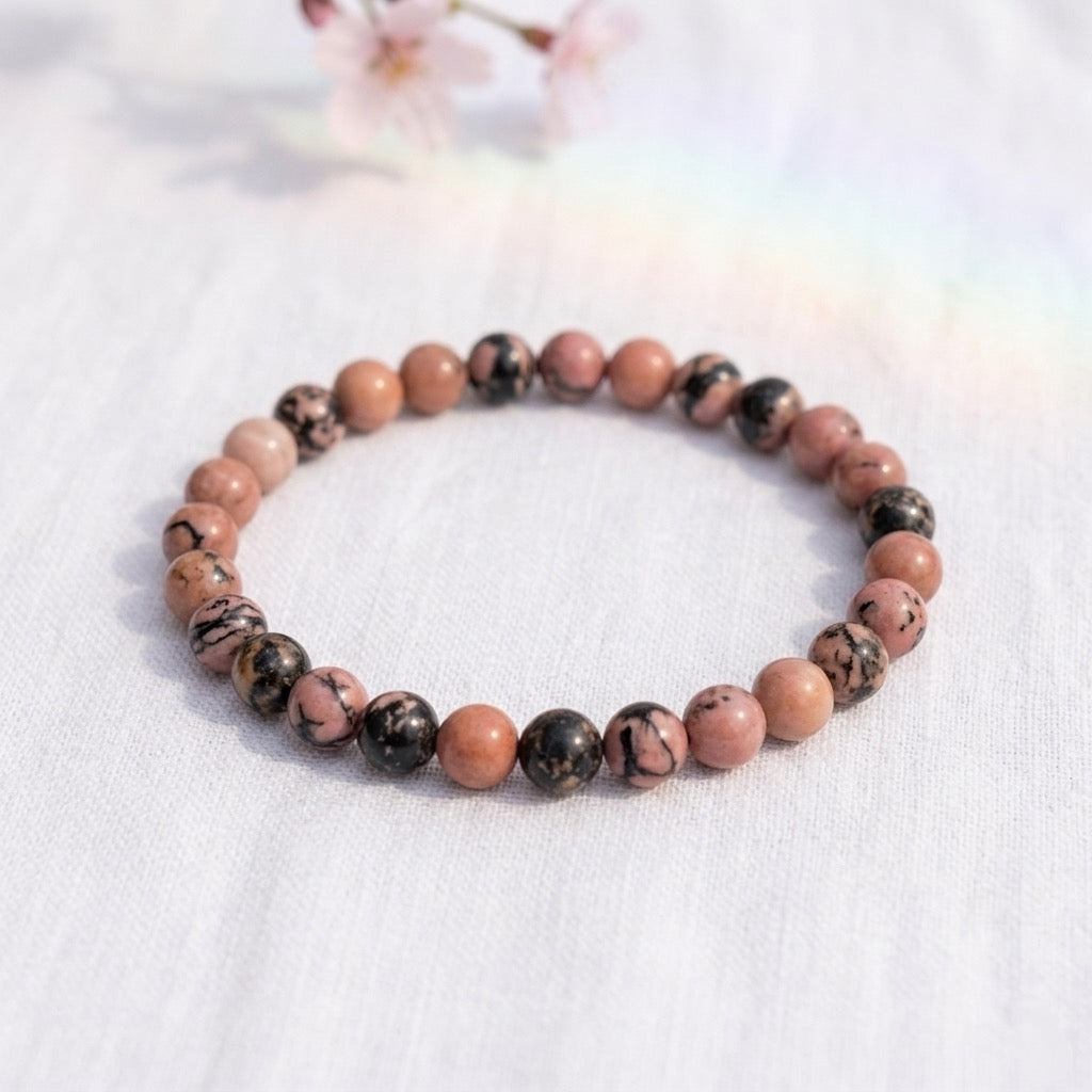 Bracelet en Rhodonite-0
