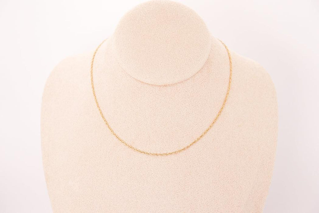 Chaîne forçat acier inoxydable doré et plaqué Or 18k-0